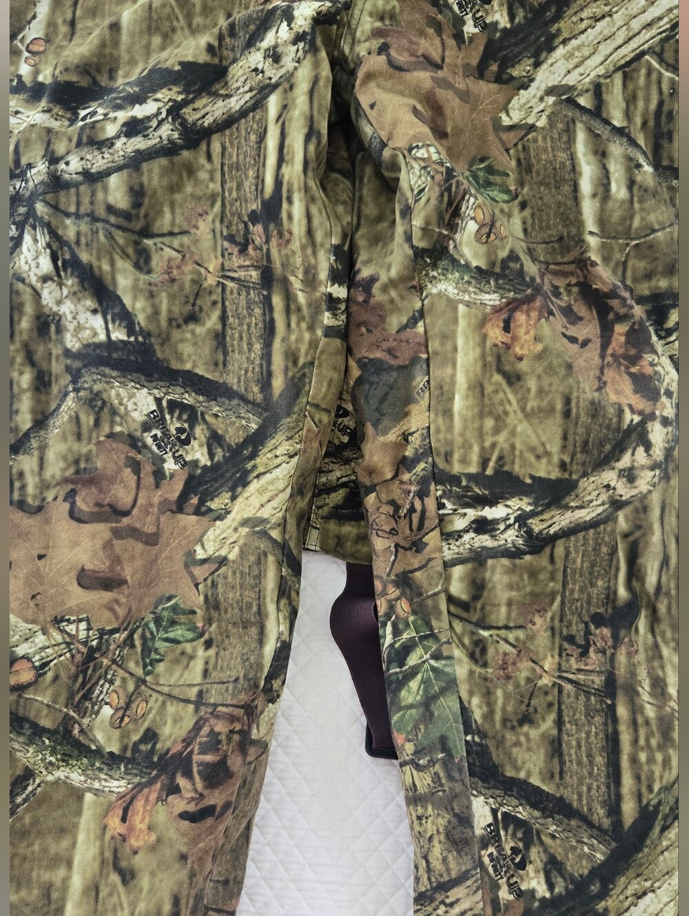 RedHead Green and Brown Camouflage Bib Overalls - Picture 2 of 6